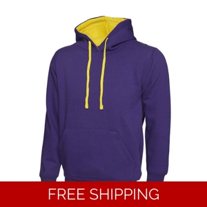 Classic Contrast Hooded Sweatshirt